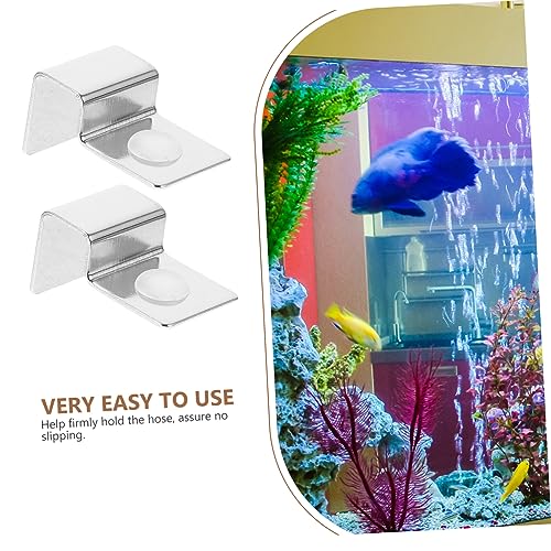 NOLITOY 3sets Aquarium Top Cover Clips 10mm Fish Tank Glass Clip Easy to Use Mounting Holders 4pcs*3