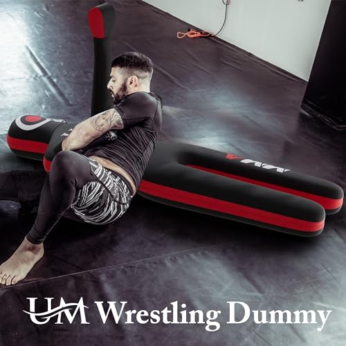UM Supplies Premium Grappling Unfilled Wrestling Multipurpose Dummy for MMA, BJJ, Judo, Karate, Jiu Jitsu,Punching Dummy | Unmatched Quality PC Fabric- (Unfilled)