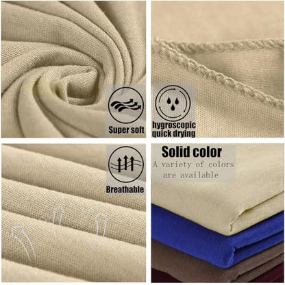 ZRQ 1 Pieces Beige Stretch Hijab Extra Long Solid Color African Shawl Hair Scarfs Jersey Turban Fashion Head Scarf Soft Head Wraps for Black Women - color: Beige