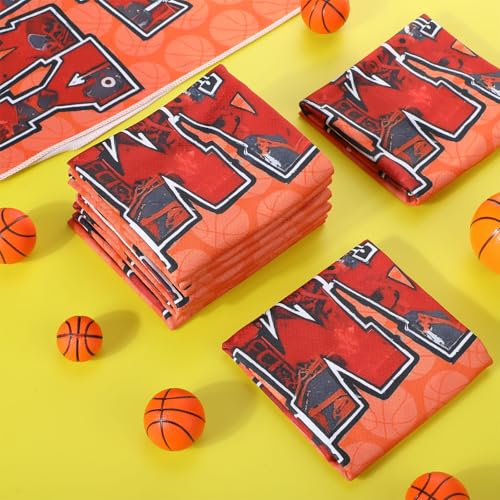 12 Pcs Basketball Game Day Accessories Basketball Cooling Towels Ball Team Gift Microfiber Breathable Chilly Towel 35" x 15" Sports Soft Ice Towel for Coach Training - style: Basketball
