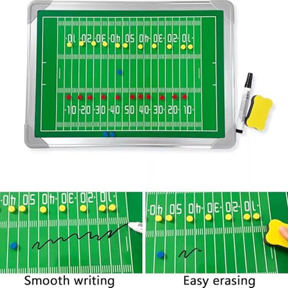 Magnetic Flag Football Tactical Board, Flag Football Coaching Board for Coaches, Portable Storage Design, Sturdy and Durable, for Training Guidance