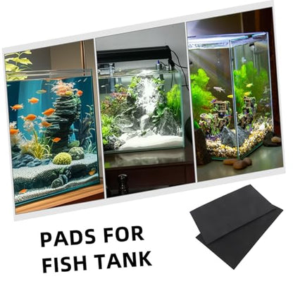 BESTonZON 2pcs Non Slip Aquarium Leveling Mat Fish Tank Pad for Stability and Safety Lightweight Under Tank Cushion for Aquatic Pets and Reptiles
