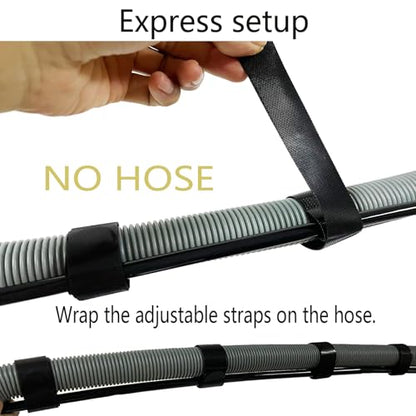 Universal Adjustable Washing Machine Drain Hose Holder Hook, Flexible Laundry Tub Discharge Hose Clip - Perfect for firmly fixing the washing machine hose in the sink for drainage.- No Hose