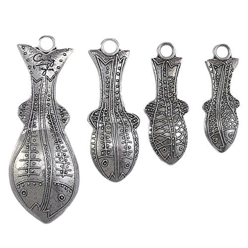Crosby & Taylor Fish Pewter Measuring Spoons