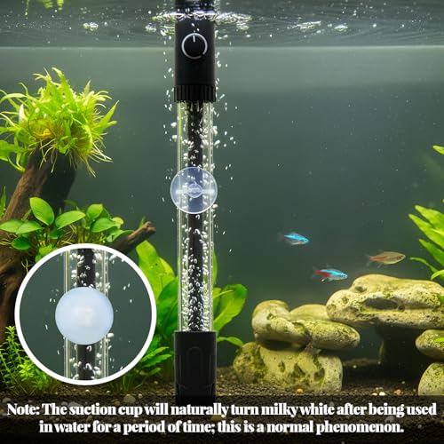 10 Pcs 25mm Aquarium Suction Cups & 20 Pcs Adjustable Zip Ties, Small Suction Cups for Fish Tank Plant Holder Air Tubes Moss Shrimp Nests Reptile Hammocks