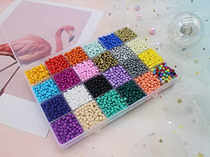 4packs Plastic Organizer Box 24 Grids Clear Storage Container Jewelry Box with Fixed Dividers for Beads Art DIY Crafts Jewelry Fishing Tackles (4pcs 24 Grids Box) - size: 4pcs 24 Grids Box