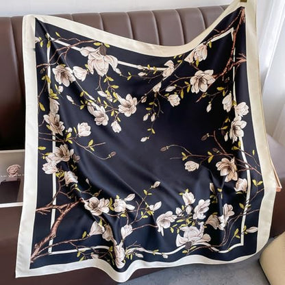 43" Large Square Scarf Fashion Scarves Hair Wrapping Scarfs Night Sleeping Headscarf for Women B07 - color: B071