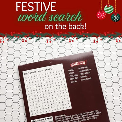 Nativity Advent Calendar, Santa Kneeling Chocolatey Christmas Countdown 24 Days, 2.4 Ounces
