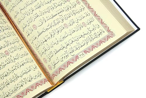 ihvan online Prayer Gift Set for Men & Women, Muslim Prayer Rug, Salah Mat, Beads Taasbih, Arabic Holy Quran, Islamic Gift Set for Ramadan & Eid, Black - color: Black