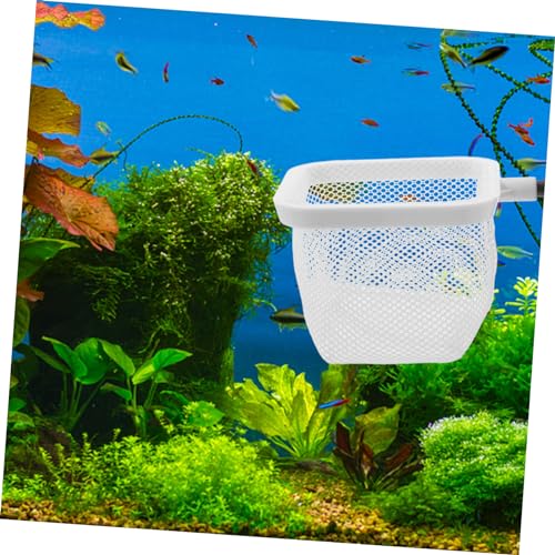 Fine Mesh Fish Isolation Net for Aquarium Fish Hatching Holder and Spawning Incubator with Strong Suction Cups Wear-Resistant Design for Breeding Environment