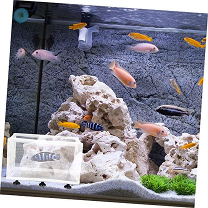 VANZACK 2pcs Isolation Box for Fish Breeding Aquarium Separator Cups Suitable for Fry and Sick Fish for Home Aquariums