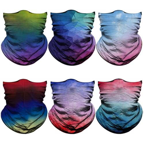 JOEYOUNG Headwear, Bandana, Neck Gaiter Head Wrap Headband Balaclava Magic Scarf - color: A-gradient2