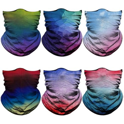 JOEYOUNG Headwear, Bandana, Neck Gaiter Head Wrap Headband Balaclava Magic Scarf - color: A-gradient2