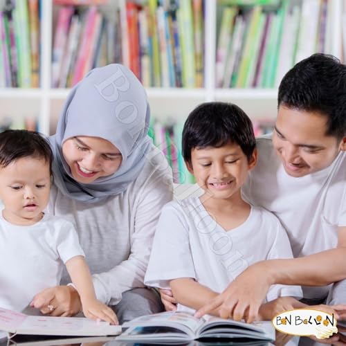 Set Of 10 Arabic Children Toddlers Kids The Diary Of A Muslim Child Perfect For Preschool & Kindergarten Classrooms Include Stories Arabic Version Book Paperback – Dar Rawan يوميات الطفل المسلم - روان