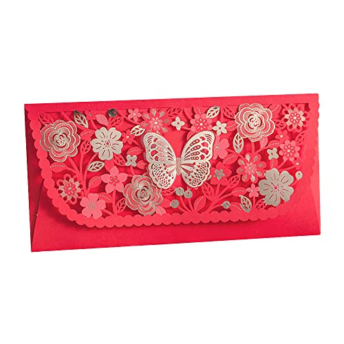 8 PCS Chinese Red Envelopes/Money Pocket/Party Accessory Organizer Envolop for Bussiness Occassion/Invited Card/Wedding/Birthday/New Year Party (8pcs-style 2) - color: 8pcs-style 2