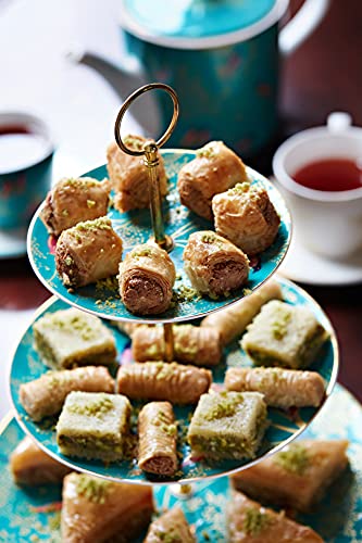 Cedar Pastries Mediterranean Baklava Assortment – 33 Pieces – Large Mediterranean Dessert Gift Box – Pistachio, Cashew & Walnut Phyllo Pastries – Gourmet Middle Eastern Sweets – Kosher & Halal Certified - size: 32 Ounce (Pack of 1)