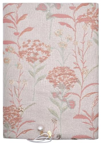 BLBMH A5 Fabric Book Cover for Paperback Journal Notebook - Dandelions Pink - color: Dandelions Pink, size: 8.3in