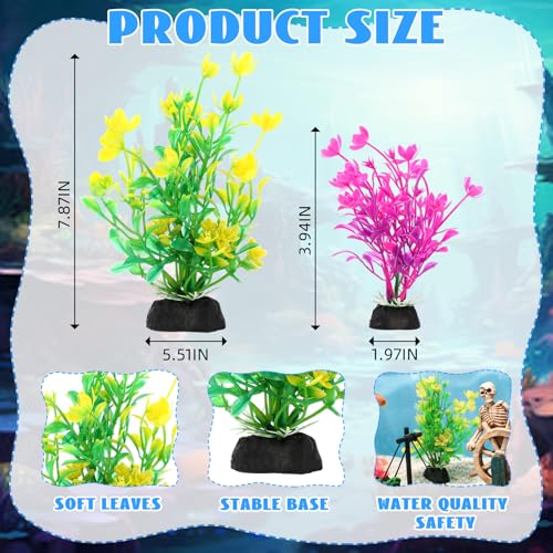 Kathfly 15 Pcs Large Resin Fish Tank Decorations, Aquarium Decor, Pirate Shipwreck, Treasure Chest, Broken Barrel, Pirate Captain Skeleton & Artificial Plants (Popular Style) - style: Classic