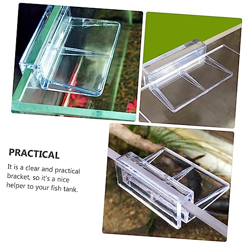 UPKOCH 15pcs Aquarium Cover Brackets Fish Tank Holder for Glass Easy Installation Suitable for Turtle Tanks and Open Fish