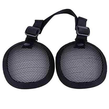 Steel Net Ear Protection for CS Games Shooting Tactical Airsoft Paintball