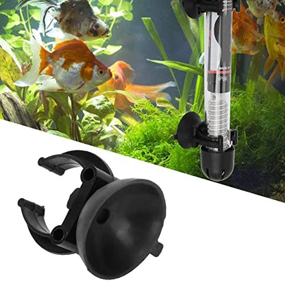 20PCS/Set Aquarium Heater Clips Airline Tube Holders Clamps Aquarium Suction Cup Clips Air Line Tubing Black