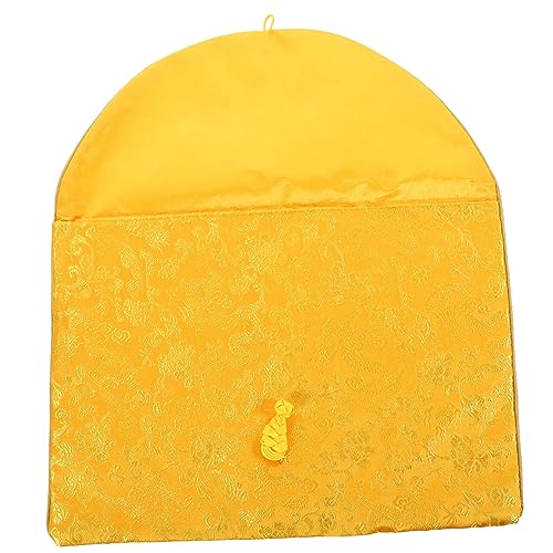 Buddhist Scripture Storage Bag Pouch for Small Jewelry Quran Cover Case Embroidery Brocade Container