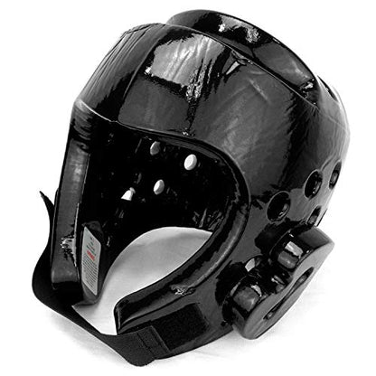 AAMA Taekwondo and Karate Sparring Foam Head Guard - color: BLACK, size: X-Large