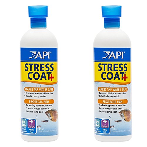 (2 Pack) API Stress Coat Fish and Tap Water Conditioner, 16-Ounce (Treats 946 Gallons) each
