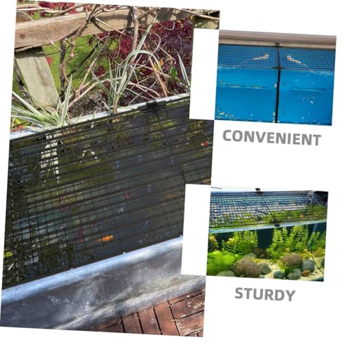 4Pcs Aquarium Divider Board Plastic Grid Fish Tank Cover for Jump Prevention Easy to Clean Fish Separator with Suction Cups for Betta Fish Safety