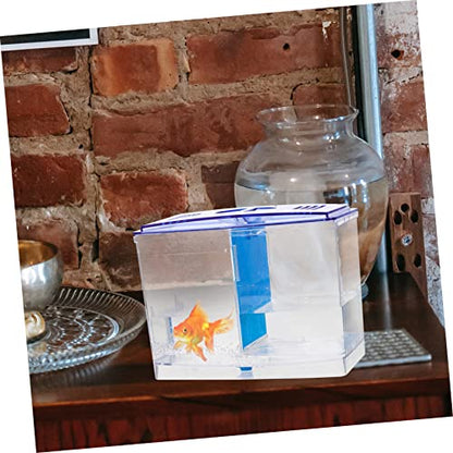 Aquarium Isolation Box for Betta Fish Acrylic Breeding Tank for Tropical Fish Smooth for Separation and Spawning