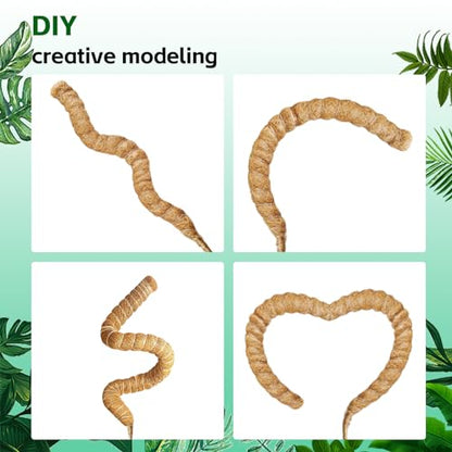 2 Pack Moss Pole,27.6 Inch Moss Poles for Plants Monstera Bendable Plant Stakes for Indoor Coco Coir Pole Climbing Plant Support Stakes for Creeper Plants Grow Upwards