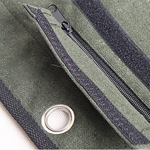 Wing Chun Wall Bag Canvas Leather Punch Bag for Kung Fu Boxing Training - color: Green