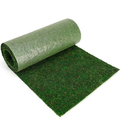 Fake Moss Table Runner 71" x12" - Realistic Green Moss Sheet for Crafts, Garden Party Decorations, Woodland Theme, Forest Decor 30x180CM