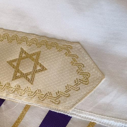 Golden prayer shawl Christian
