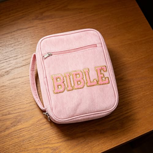 Bible Cover Zipper Dustproof Storage Bag for Bible Protection and Portable Book Sleeve for Office and Home Use