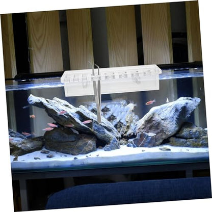 Happyyami Easy Install Fish Tank Tool Rack Aquarium Tool Holder Water Holder Storage Slots