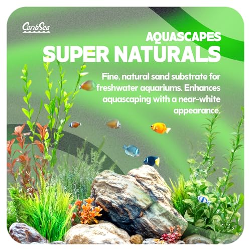 Carib Sea Moonlight Sand - 20 lbs - Soft & Natural Substrate for Freshwater Aquariums, Enhances Aesthetic Appeal & Supports Aquatic Environments - size: 20lb (Pack of 1)