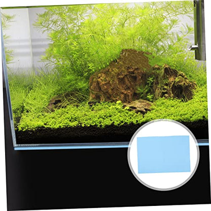 Aquarium Mat Thickened Non Slip Fish Tank Bottom Pad Insulated Wear Resistant for Home Use Provides Comfort Stability for Your Fish Tank - color: Blue