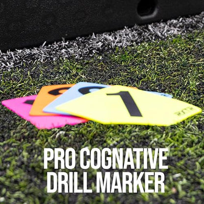 QUICKPLAY RXTR Reaction Training Light - Smart Soccer Reflex Trainer | Tracks score live, Pre-programmed drills, No app needed, Works with rebound boards, Builds speed & agility, Rechargeable