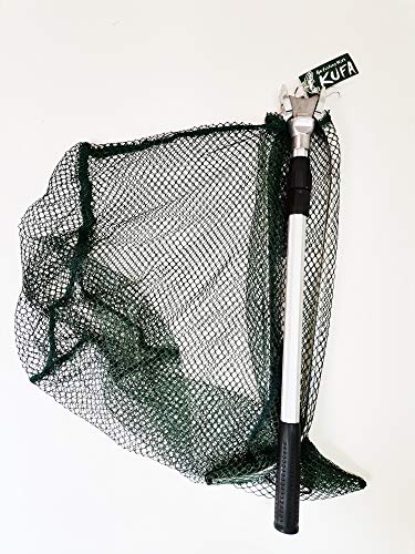Zaltana Telescope Landing nets (Hoop:23x24,Handle:27~47",Knotless Mesh)