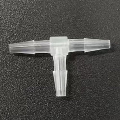 3 Way Tee Connector Equal Barbed T-Fitting 3 Way Hose Barb Adapter for Laboratory Biochemical Analytical Instruments Food Machinery Aquarium Equipment 100pc/pk (1.6mm 1/16'' Sq) - size: 1.6mm 1/16'' Sq