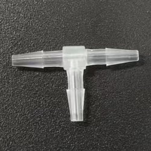 3 Way Tee Connector Equal Barbed T-Fitting 3 Way Hose Barb Adapter for Laboratory Biochemical Analytical Instruments Food Machinery Aquarium Equipment 100pc/pk (1.6mm 1/16'' Sq) - size: 1.6mm 1/16'' Sq