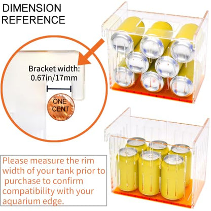 Acrylic Acclimation Box for Saltwater Fish and Reef Coral Quarantine Isolation Box for Aquarium Fish Hydroponic Plant External Breeding Box - size: 9.45inch*6.89inch*8.27inch