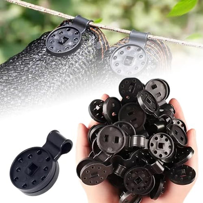 2026 New Shade Cloth Clips, Heavy Duty Lock Grip Tarp Clamps Clips for Sunshade Netting, Shade Cloth Gripper Clips, Sun Shade Locking Clips for Mesh Bird-Proof Garden Agricultural Nets (20, Black)