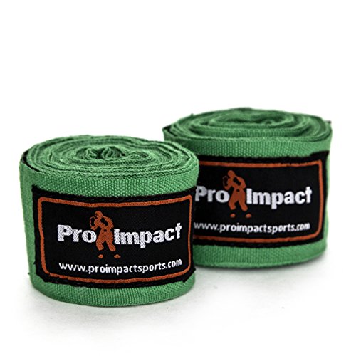 180 Inch Mexican Style Boxing Hand Wraps – Stretchable Wrist & Knuckle Support for MMA, Muay Thai, Kickboxing, Heavy Bag & Combat Training – Men & Women - color: Green
