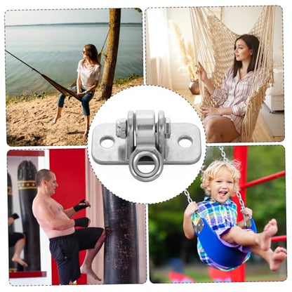 UKCOCO Heavy Duty Swing Hooks Kit for Use Swivel Hanger for Hammocks Playground Swings Chairs Reliable Mounting Hardware with Enhanced Stability Family-Friendly Setup for Fun Activities