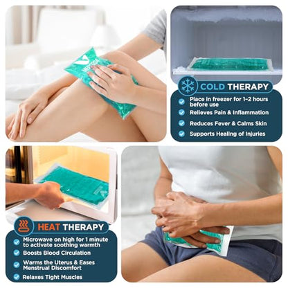 Large Flexible Sport Ice Pack (10.6" x 5.4") | Any Ache, Any Pain, We’ve Got You Covered | Extra Large Cold Reusable Pack | Ideal for Sport Injuries, R.I.C.E Treatment & Back Ailments