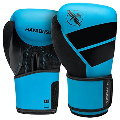 Hayabusa S4 Kids Boxing Gloves for Boys and Girls - color: Blue, size: 6oz