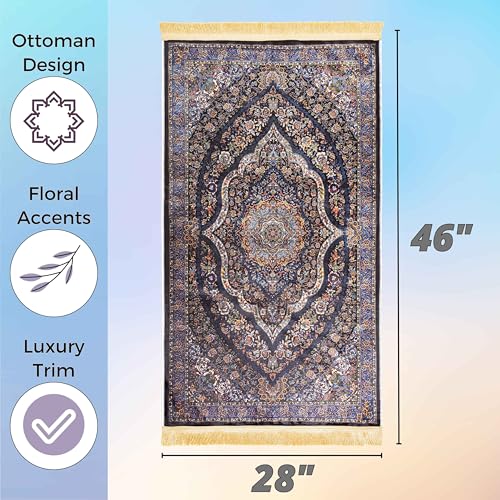 Sacred Artisans Prayer Rug with Super Soft Touch for Men and Women | Prayer Mat and Meditation Mat for Home Travel & Gift (Palace - Non Padded) - color: Palace - Non Padded