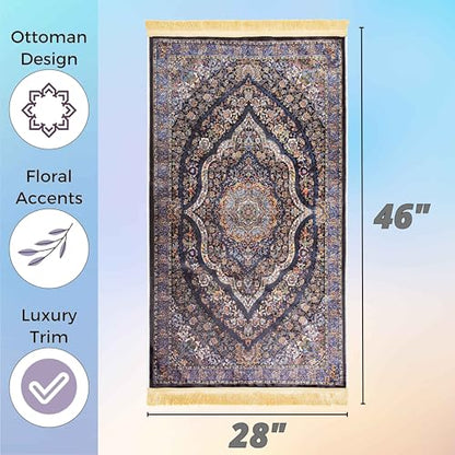 Sacred Artisans Prayer Rug with Super Soft Touch for Men and Women | Prayer Mat and Meditation Mat for Home Travel & Gift (Palace - Non Padded) - color: Palace - Non Padded